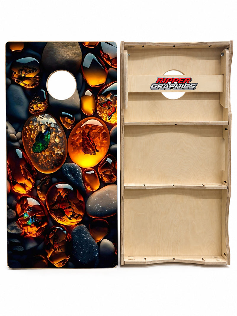 Petrified Bugs Cornhole Design