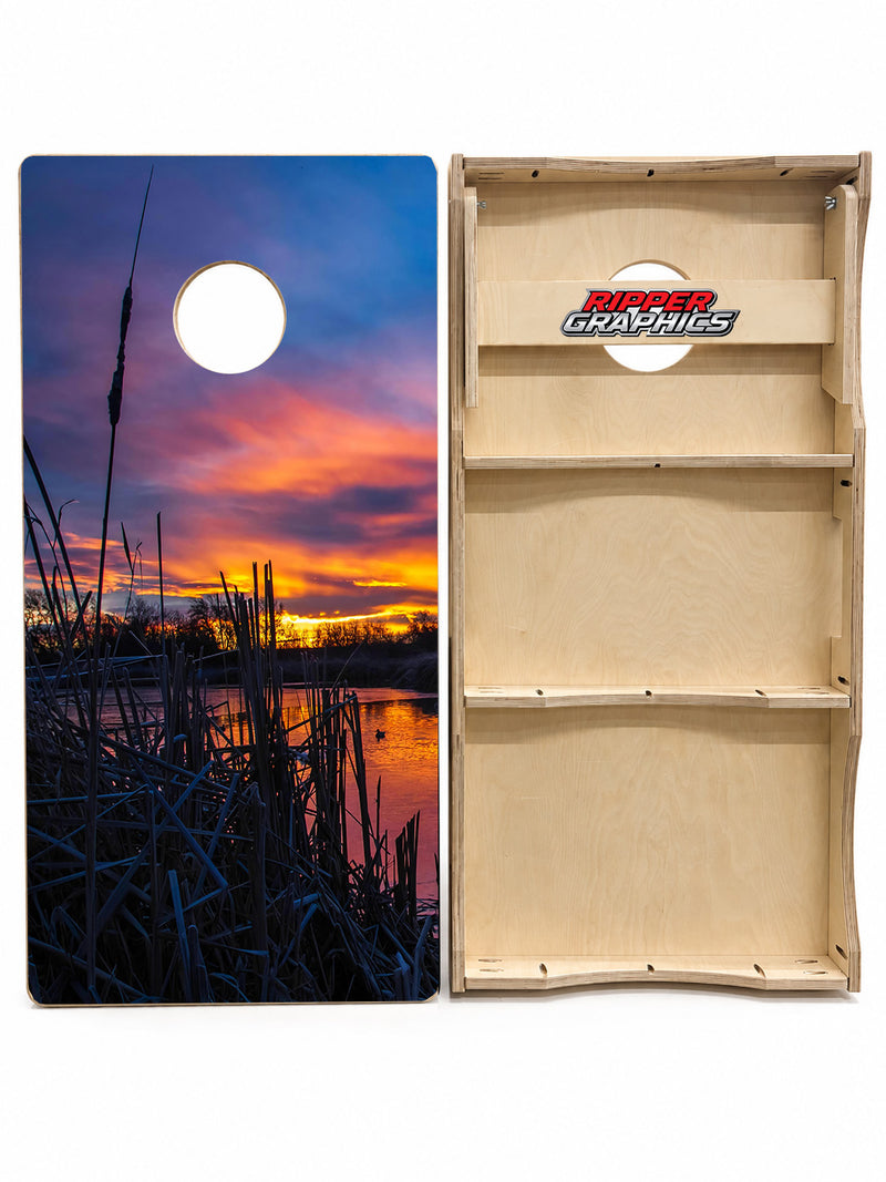 Duck Hunting Cornhole Design
