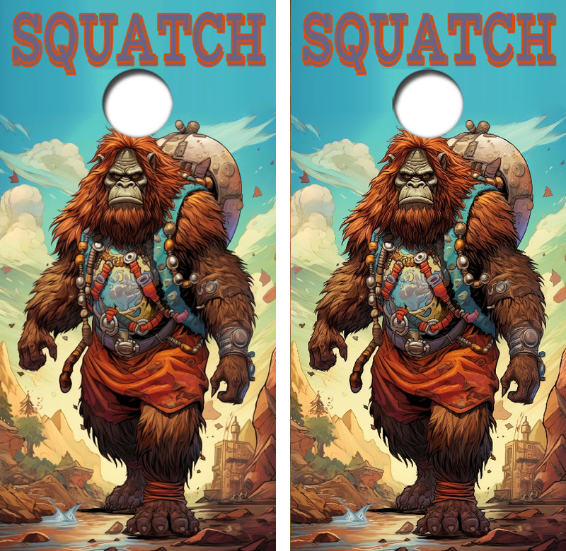 Squatch Cornhole Design