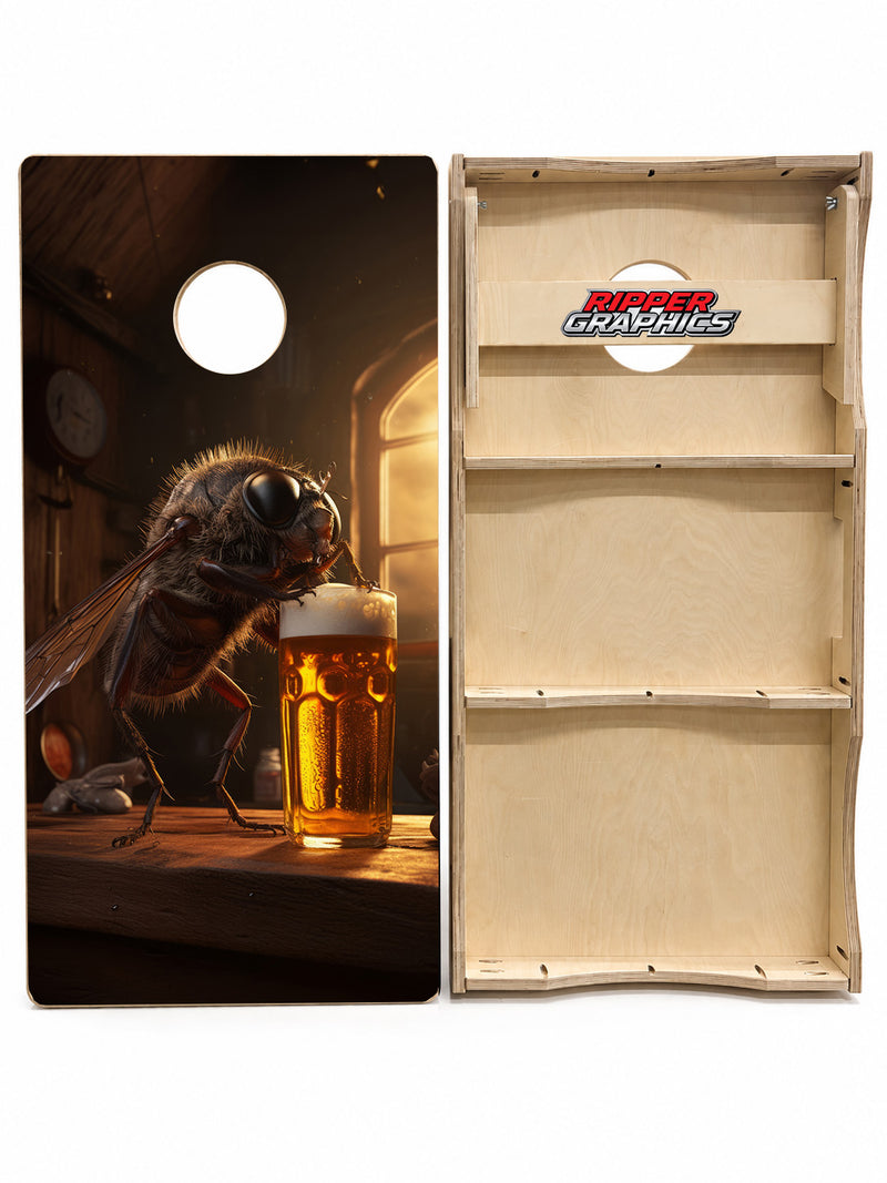 Bar Fly Cornhole Design