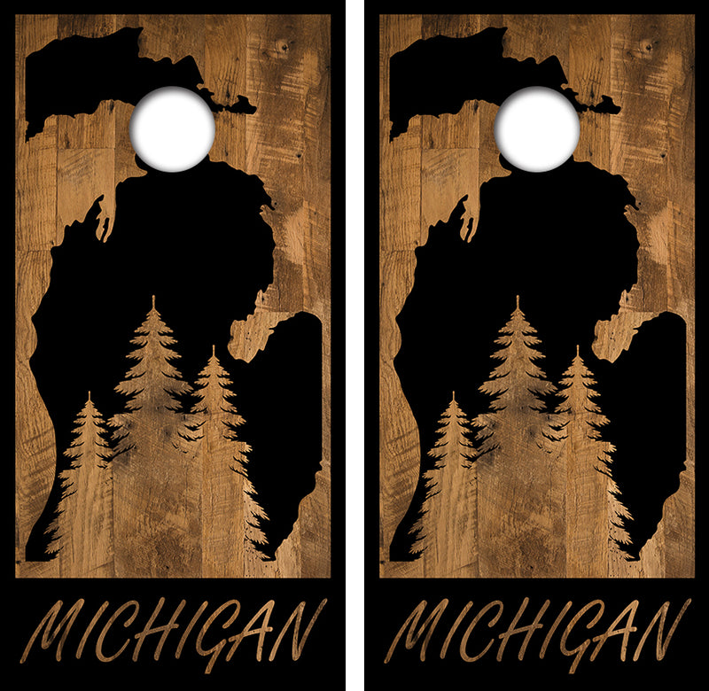 Michigan Cornhole Design
