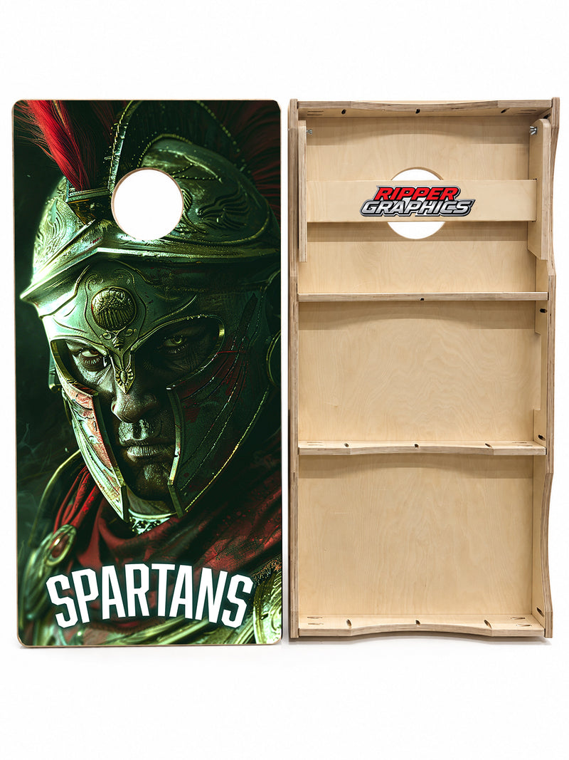 Michigan State Spartans Cornhole Design