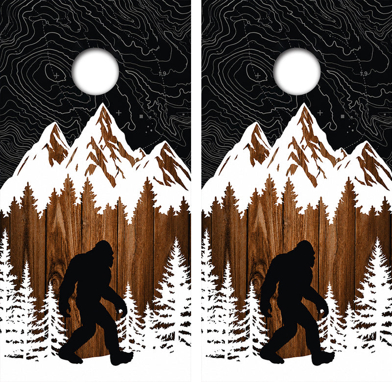 Big Foot Cornhole Design