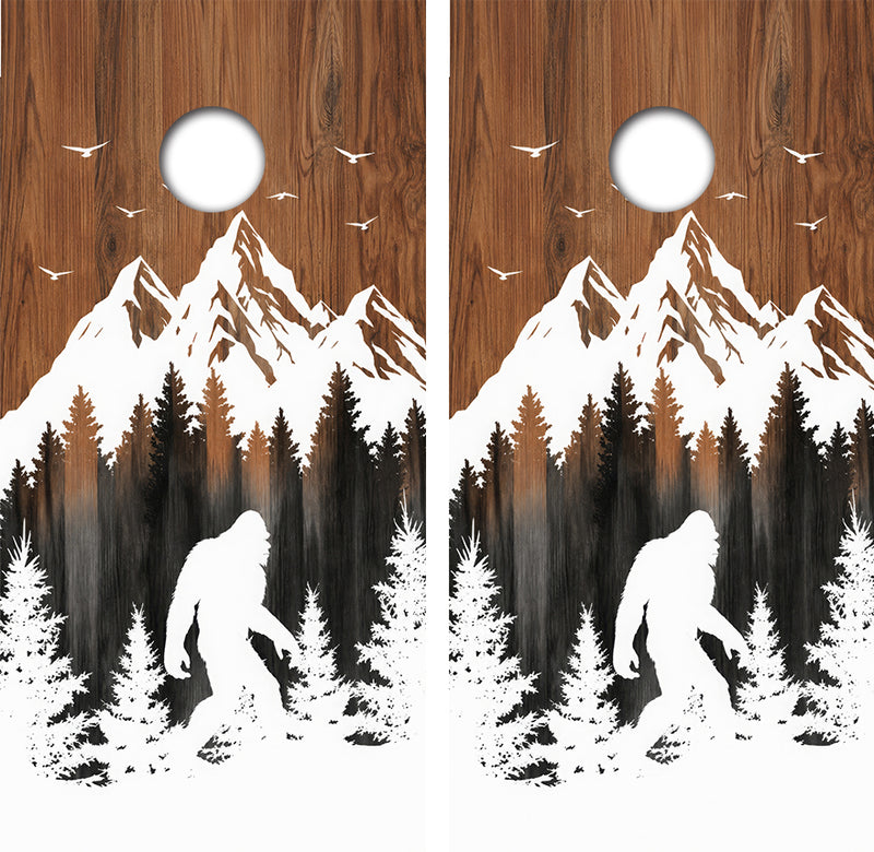 Big Foot Cornhole Design