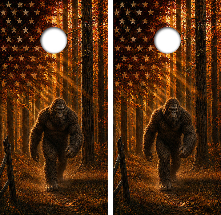 Big Foot Flag Wrap Decal with Free Laminate Included