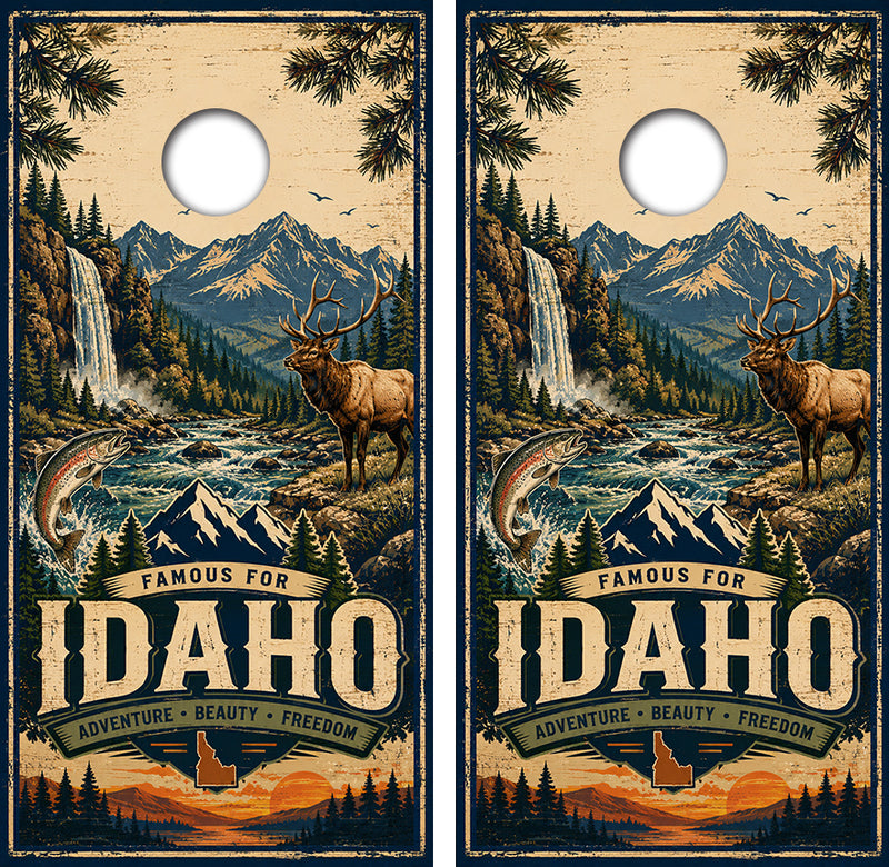 Idaho Cornhole Design