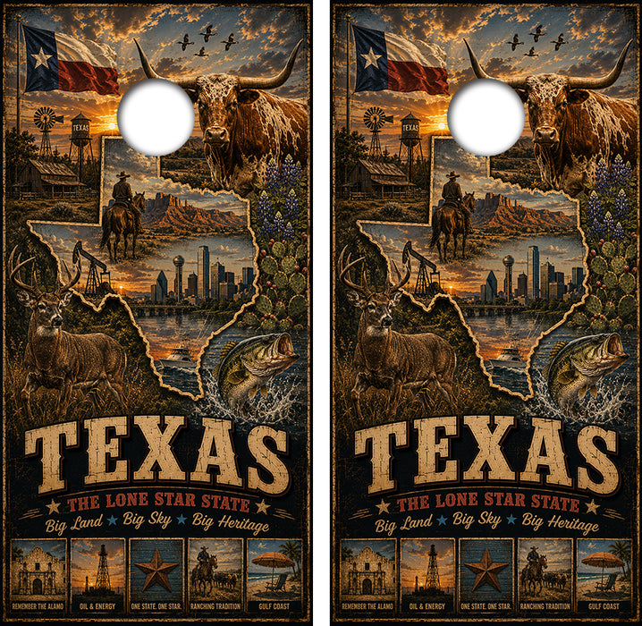 Texas The Lone Star State Decal with Free Laminate Included