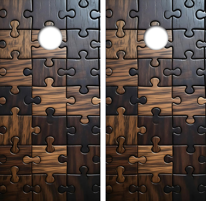 Wooden Cornhole Puzzle Cornhole Design