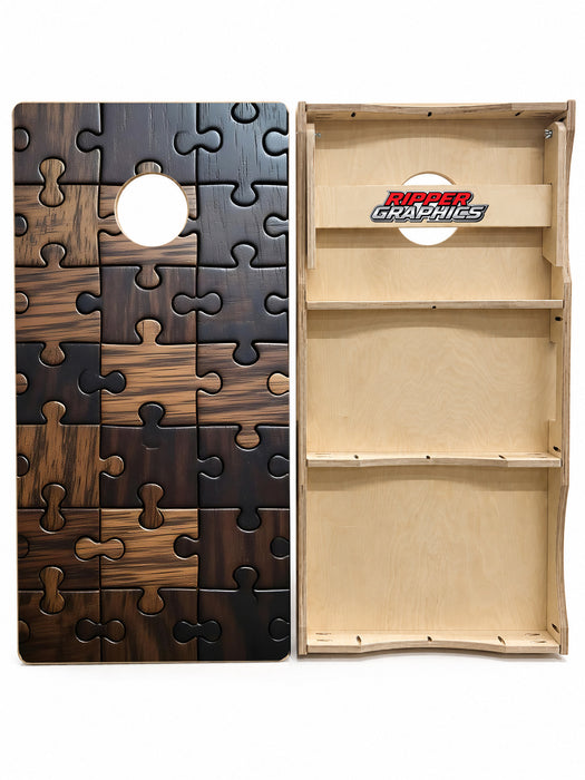 Wooden Cornhole Puzzle Cornhole Design
