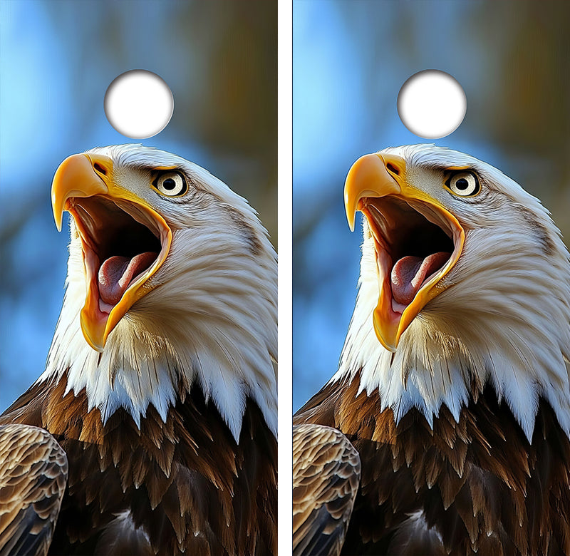 American Bald Eagle Cornhole Design