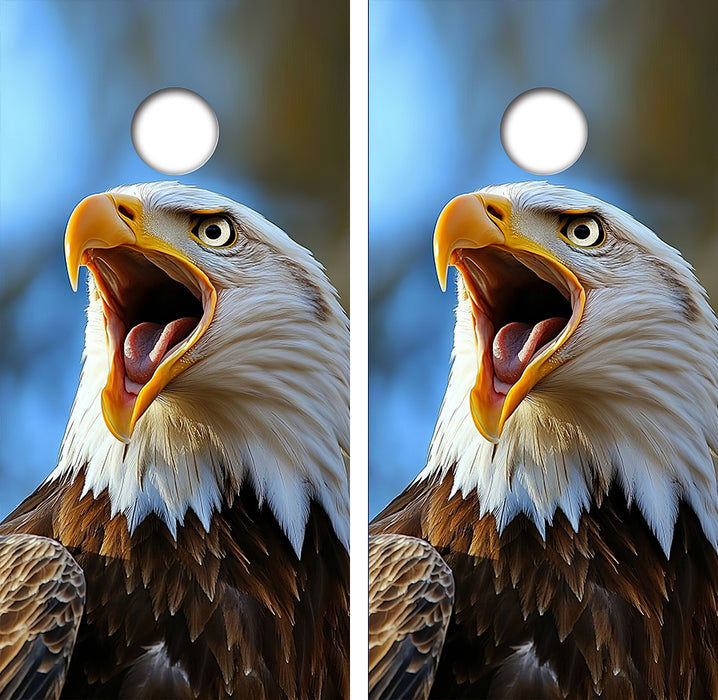American Bald Eagle Cornhole Design