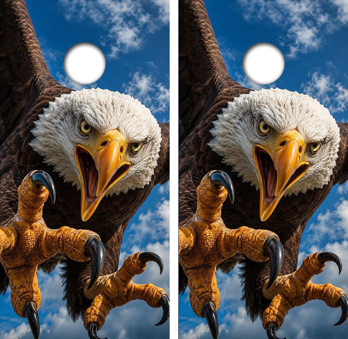 American Bald Eagle Cornhole Design