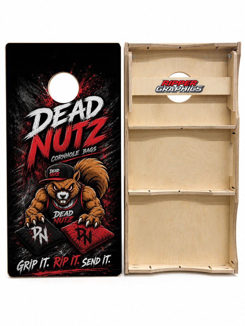 Dead Nutz Bags Cornhole Design