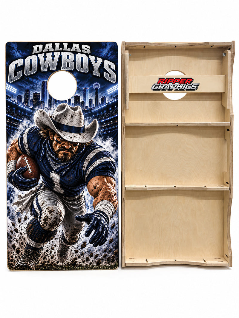 Dallas Cowboys Football Inspired Cornhole Design