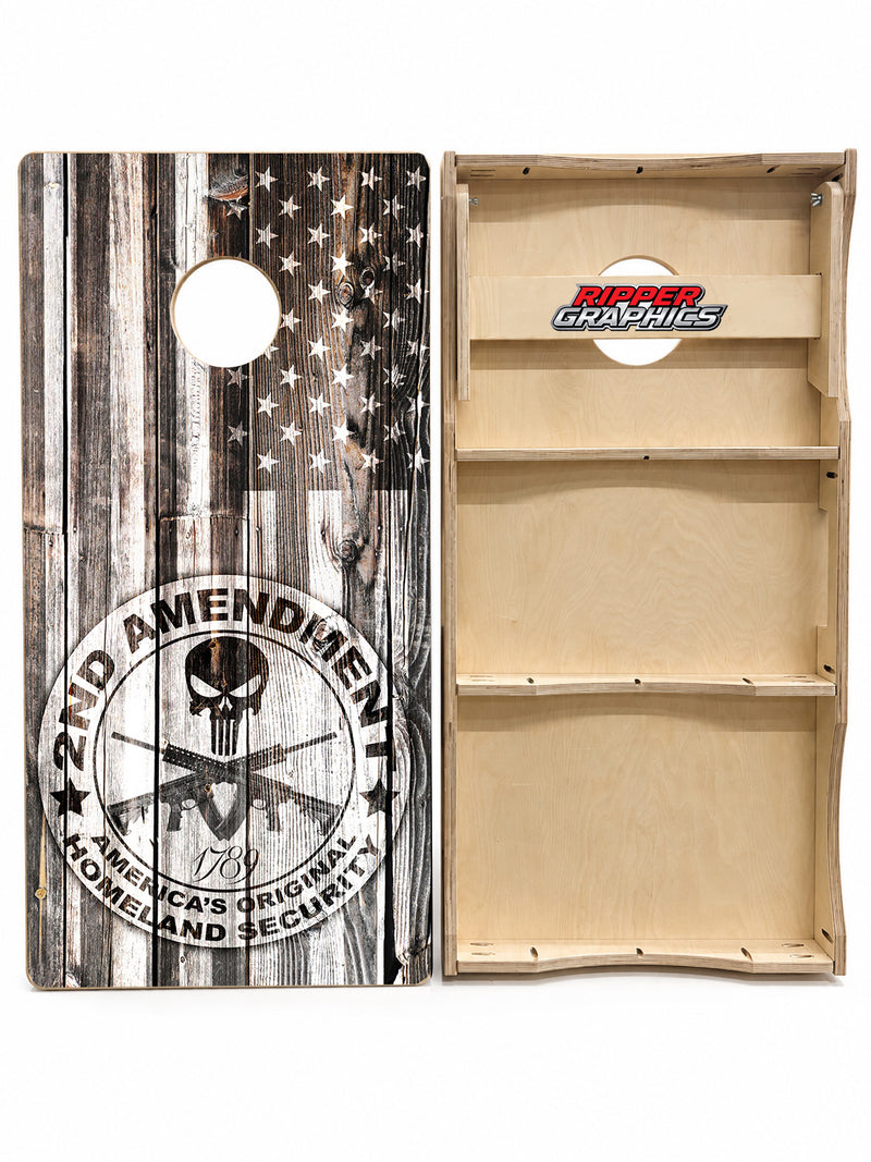 2nd Amendment Cornhole Design