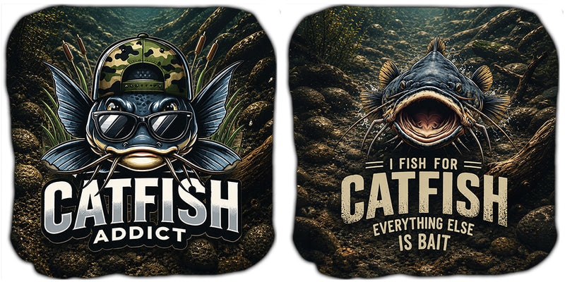 Catfish Bait Cornhole Bags Set of 8