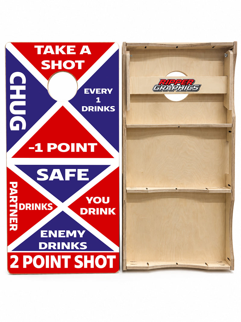 Suprise Drinking Game Cornhole Design