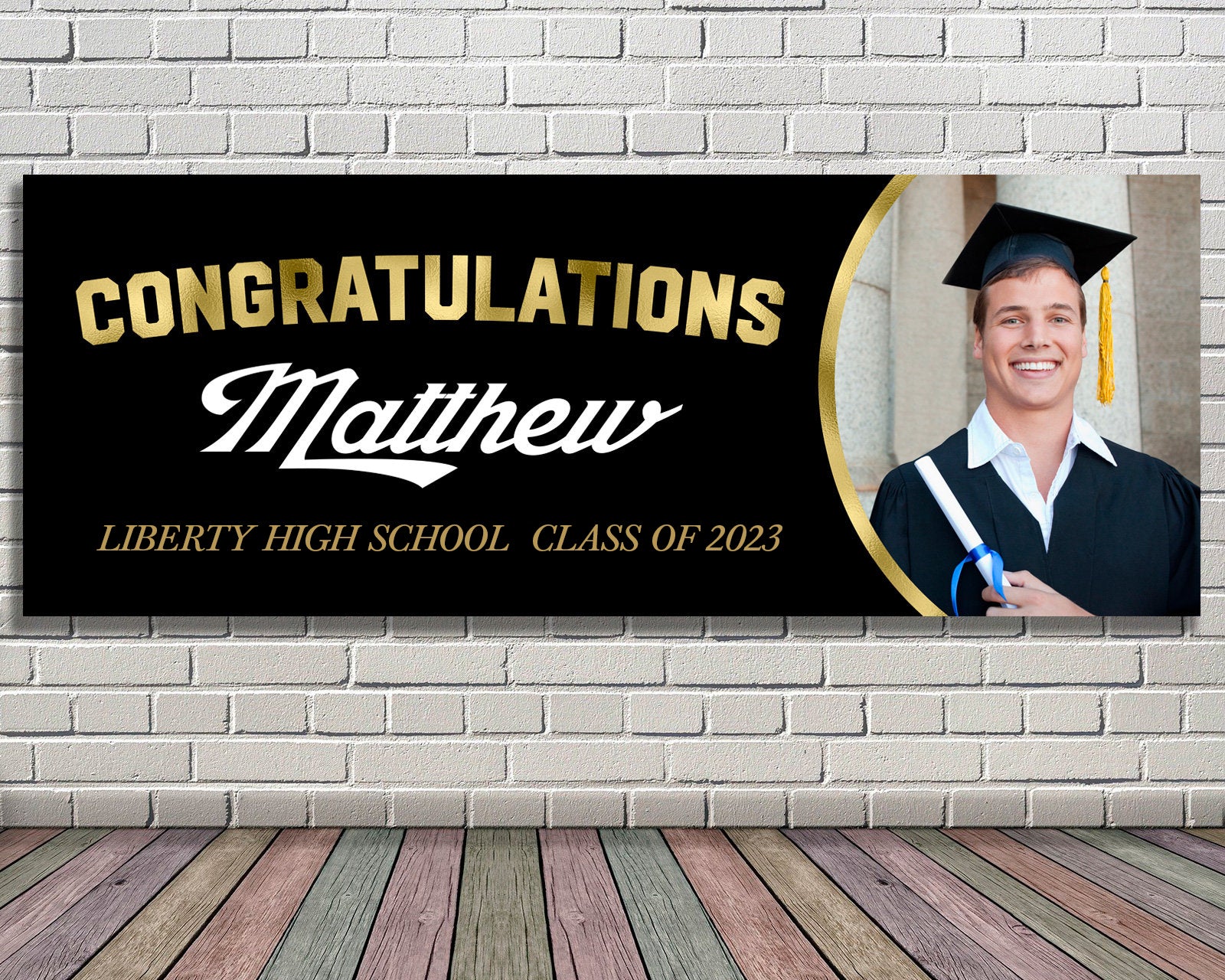 Custom 13oz Reinforced Vinyl Graduation Banner – Ripper Graphics