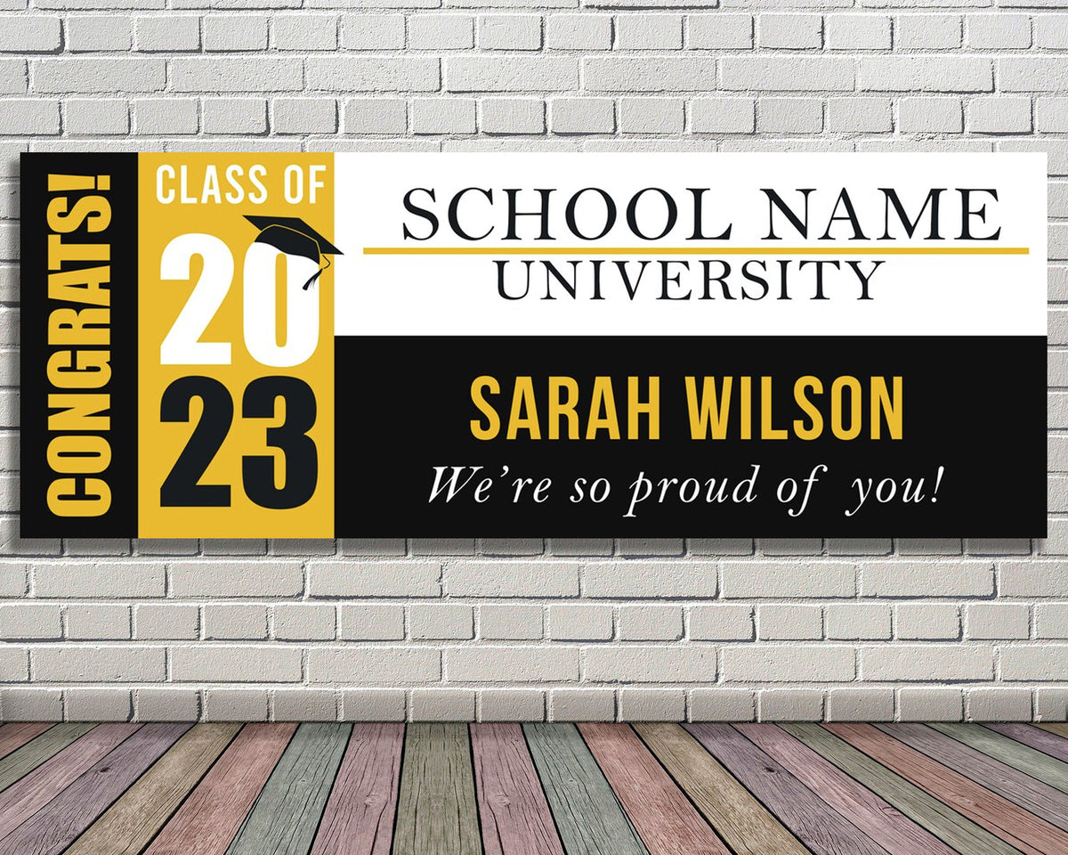 Custom 13oz Reinforced Vinyl Graduation Banner — Ripper Graphics