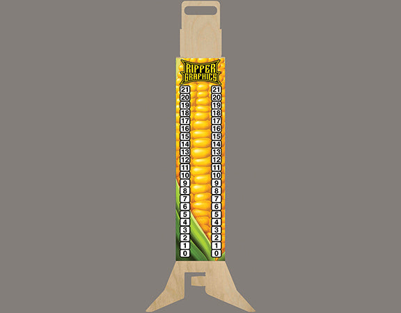 Ripper Corn Score Keeper 1/2" Baltic Birch UV Direct Printed Double Sided