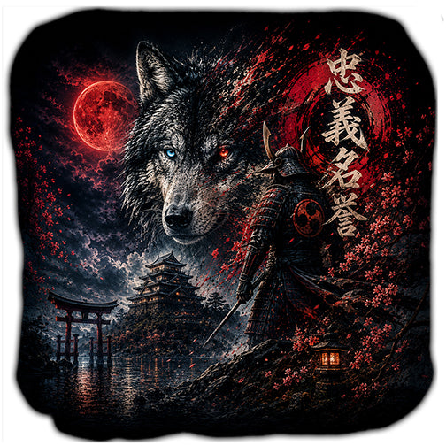 Samurai Wolf Cornhole Bags Set of 4