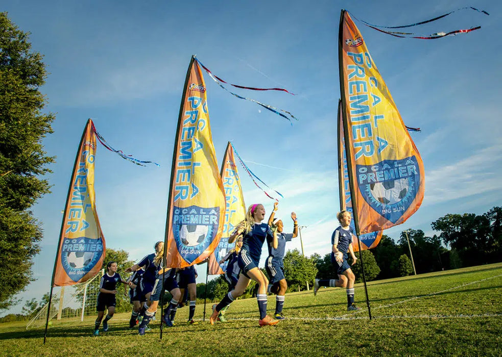 Custom Feather Dancer Flags