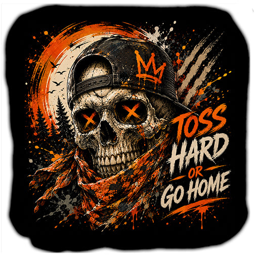 Toss Hard or Go Home Cornhole Bags Set of 4