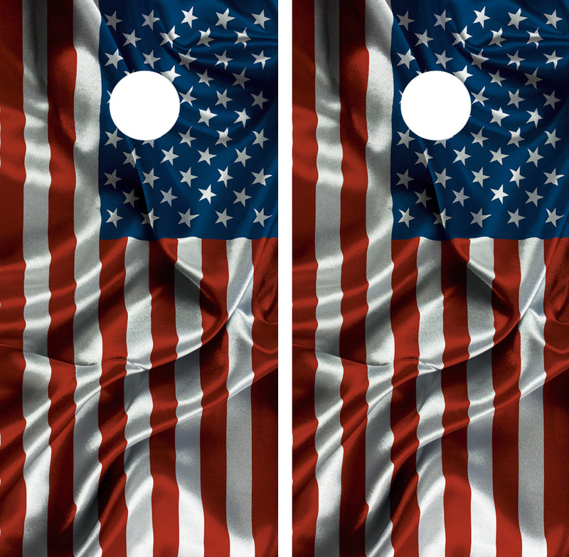 American Flag USA Cornhole Design