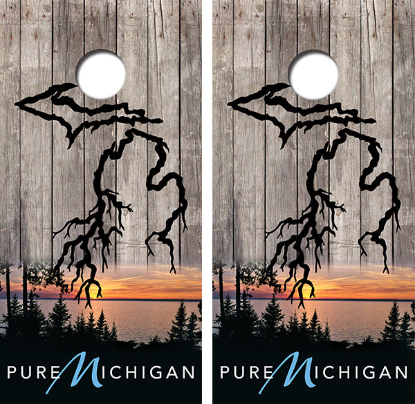 Pure Michigan Cornhole Design