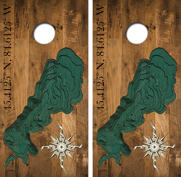 Mullett Lake Cornhole Design