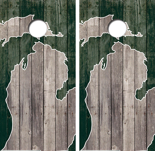 State of Michigan Cornhole Design