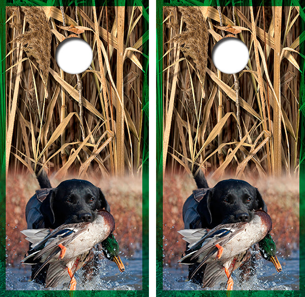 Duck Hunting Cornhole Design