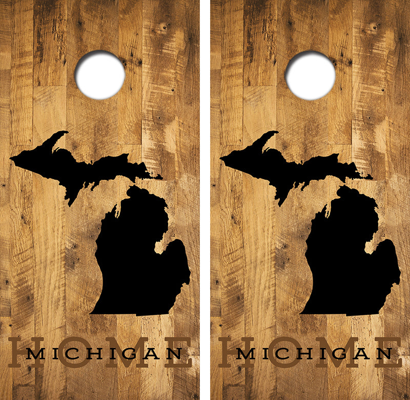 Michigan Home Cornhole Design