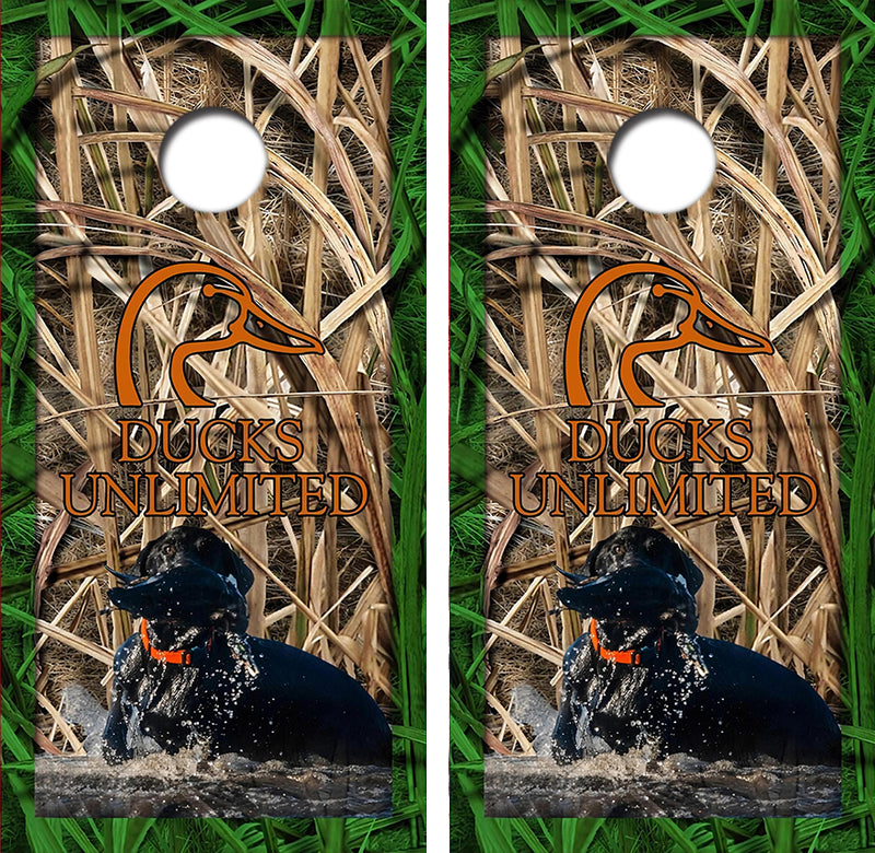 Duck Hunting Cornhole Design