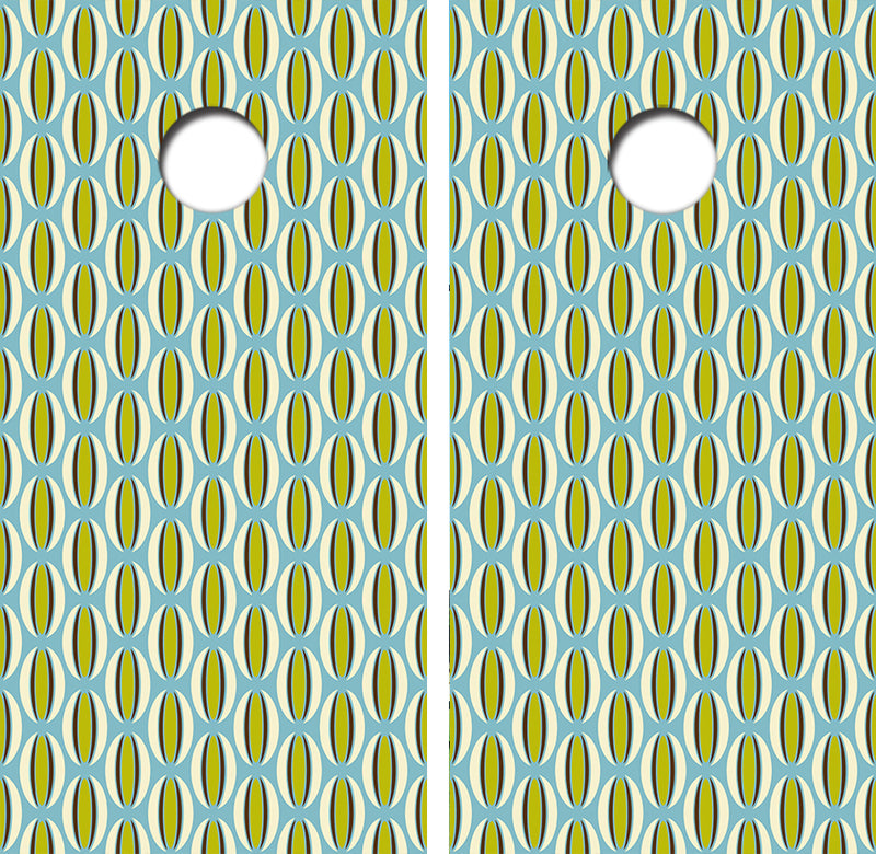 70's Retro Design Cornhole Design