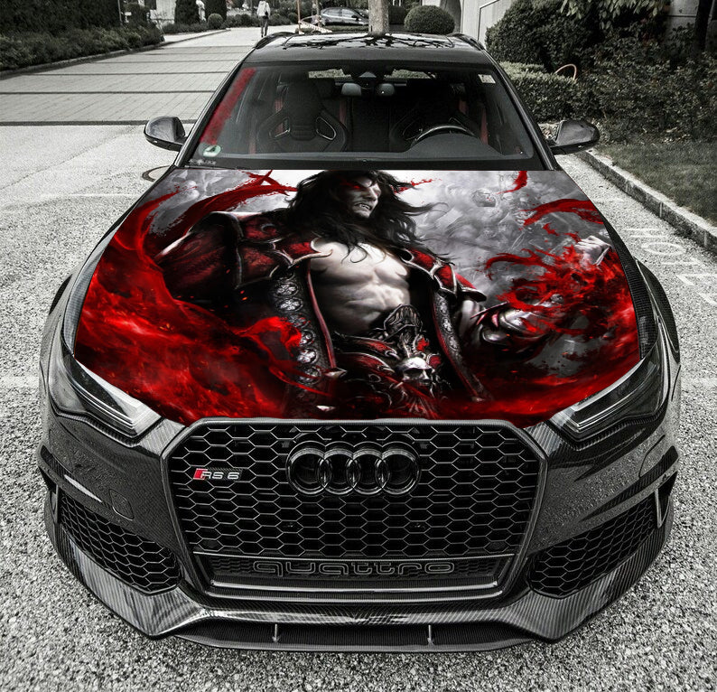 Vampire Lord Hood Wrap Vinyl Graphic Decal Sticker Wrap Car or Truck
